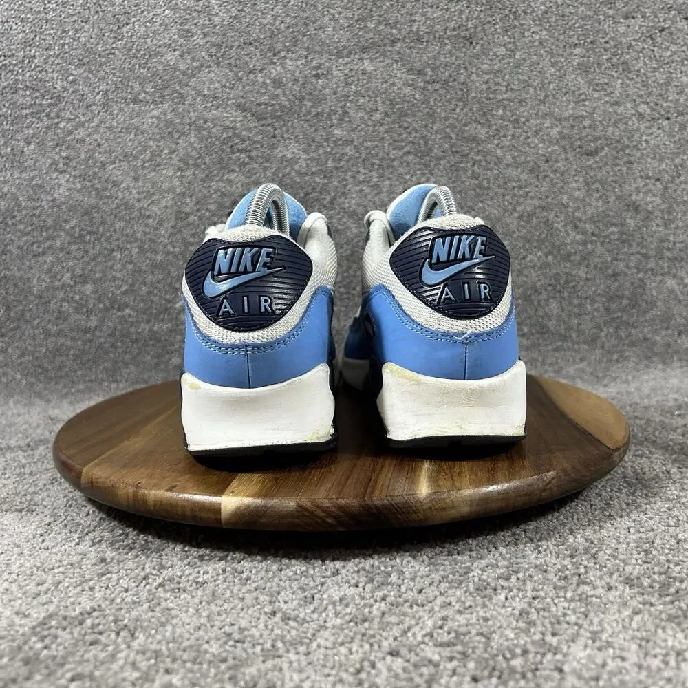 Nike Air Max 90 UNC AJ1285-105 Mens Size 8 White University Blue Athletic Shoes